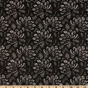   Mesh Floral Black/White Fabric By The Yard: Arts, Crafts & Sewing
