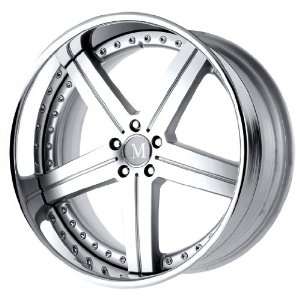 Mandrus Wheels Stuttgart Series Silver Wheel with Chrome Lip (20x10.5 