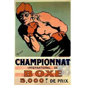 International Boxing Championship by Unknown 12x18 