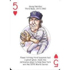 Graig Nettles   Oddball NEW York Yankees Playing Card 
