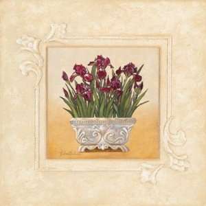  Red Irises by Gloria Eriksen 9x9