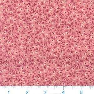  45 Wide Charleston II Climbing Vines Pink Fabric By The 