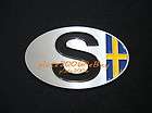 SWEDISH FLAG SWEDEN BADGE Emblem SAAB VOLVO