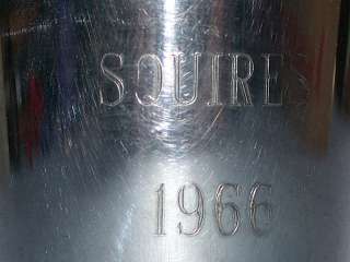 Silver 1966 Wallingford Co SQUIRES Jigger Shot Glass  