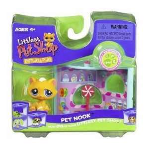  Littlest Pet shop Nook   Yellow Kitten Toys & Games