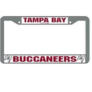   Tampa Bay Buccaneers NFL Chrome License Plate Frame: Sports & Outdoors