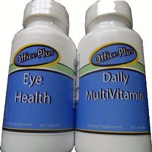 Office Plus Vitamin Package includes Lutein, Zeaxanthin, Bilberry and 