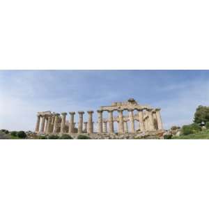  Ruins of a Temple at Selinunte, an Ancient Greek City on 