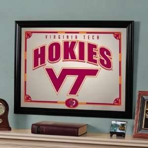  Virginia Tech Hokies Official 22x18 Printed Mirror: Home 