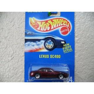 Hot Wheels Lexus Sc400 #264 ALL Blue Card Maroon W/5 Spokes