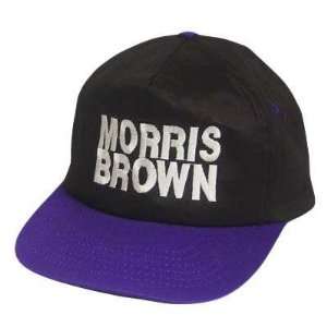   BROWN FLAT BILL SNAPBACK VINTAGE BLACK HAT CAP