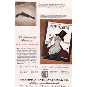  The New Yorker Vintage Ad   1960s (Champion International 
