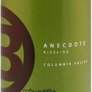  2009 Bookwalter Anecdote Riesling 750ml: Grocery & Gourmet 