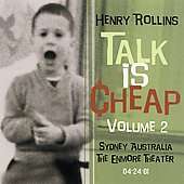 Talk Is Cheap, Vol. 2 by Henry Rollins CD, Jan 2006, 2 Discs, 2.13.61 