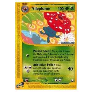  Pokemon   Vileplume (43)   Aquapolis   Reverse Holofoil 