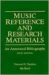 Music Reference and Research Materials: An Annotated Bibliography 