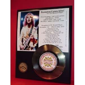  Gold Record Outlet Peter Frampton 24kt Gold Record Display 