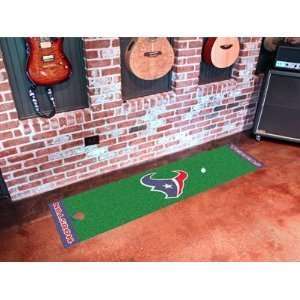  NFL Football Houston Texans Putting Green Runner 18 X 72 