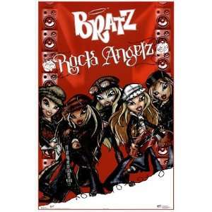  Bratz Pack (Rock Angelz) Cartoon Poster