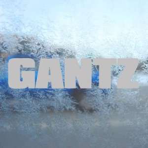  GANTZ Logo Gray Decal Movie Anime Cartoon Window Gray 