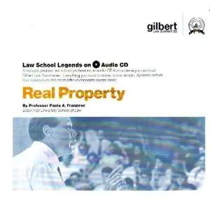   Law School Legends Real Property [Audio CD] Paula A. Franzese Books