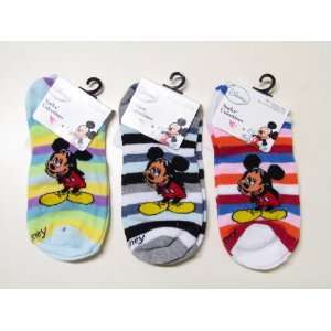  3pk Disney Mickey Mouse Anklet Socks Size 9   11 (Shoe 