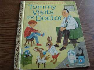 1962 TOMMY VISITS THE DOCTOR Scarry Little Golden Book  