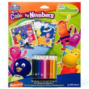 Elmers My 1st Color By Numbers Kit Backyardigans Theme 
