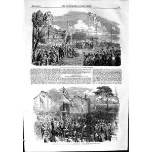  1853 LISBON RAILWAY QUEEN PORTUGAL LORD LONDESBOROUGH 