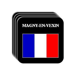  France   MAGNY EN VEXIN Set of 4 Mini Mousepad Coasters 