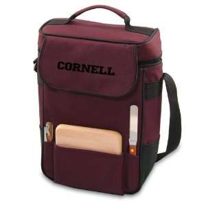  Cornell Big Red Duet Style Wine and Cheese Tote (Burgundy 