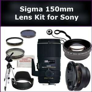  Sigma 150mm f/2.8 EX DG OS HSM APO Macro Lens Kit for Sony 