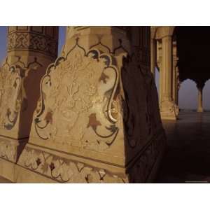  Historical Marble Columns with Pietra Dura Inlay at the 