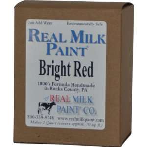  Real Milk Paint Bright Red   Quart