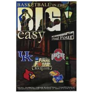  NCAA 2012 Mens Final Four 24 x 36 Basketball In The 