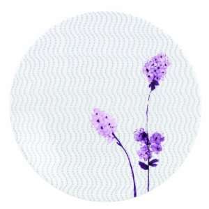   Watercolor Amethyst 10 3/4 Inch Coupe Dinner Plate: Kitchen & Dining