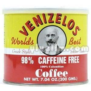 Venizelos Coffee, Greek Style Coffee (98% Kafein Free)  