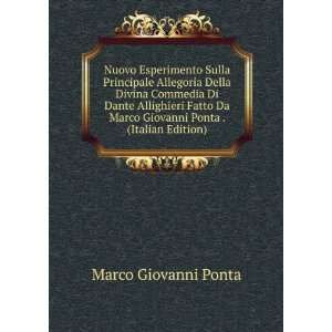   Marco Giovanni Ponta . (Italian Edition) Marco Giovanni Ponta Books