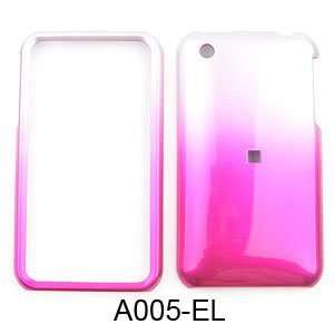   COVER CASE FOR APPLE IPHONE 3G 3GS TWO COLOR SILVER PINK Cell Phones