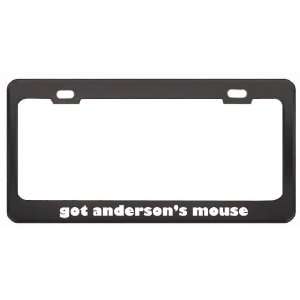 Got AndersonS Mouse Opossum? Animals Pets Black Metal License Plate 