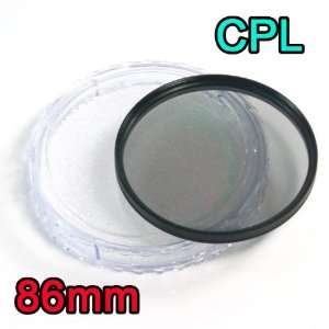  Circular Polarizer 86mm Lens CPL Filter (1637 1) Camera 