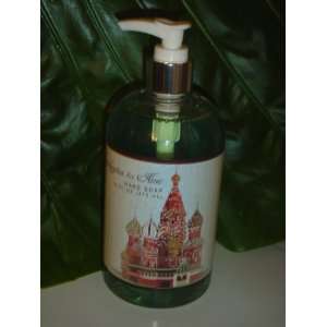 Moscow Kremlin Eucalyptus & Aloe Hand Soap, 16 fl oz. Imported fro 