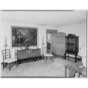   , Butler, New Jersey. Living room, to painting 1951