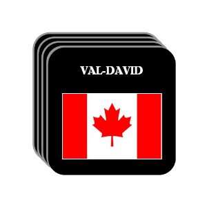  Canada   VAL DAVID Set of 4 Mini Mousepad Coasters 