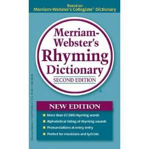  MERRIAM WEBSTER MW 8540 Merriam Webster Rhyming Dictionary 