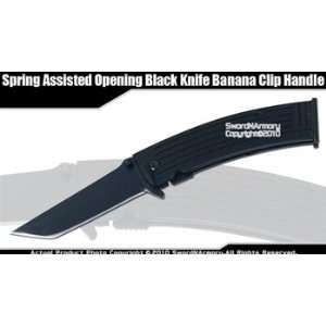  Spring Assisted Opening Knife w/ AK 47 Magazine Style 