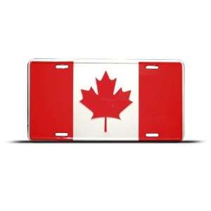  Canada Canadian Flag Metal License Plate Wall Sign 