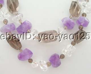 Natural faceted nugget amethyst, white faceted fancy crystal, round 