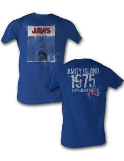 Jaws 1975 Adult Lightweight Tee Shirt S 2XL  