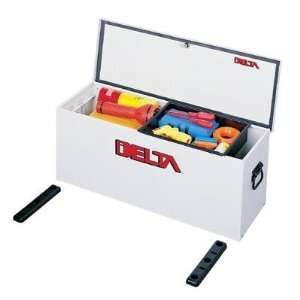Lock Down Portable Chests   2.2cu.ft. delta steel hopper w/baseplate